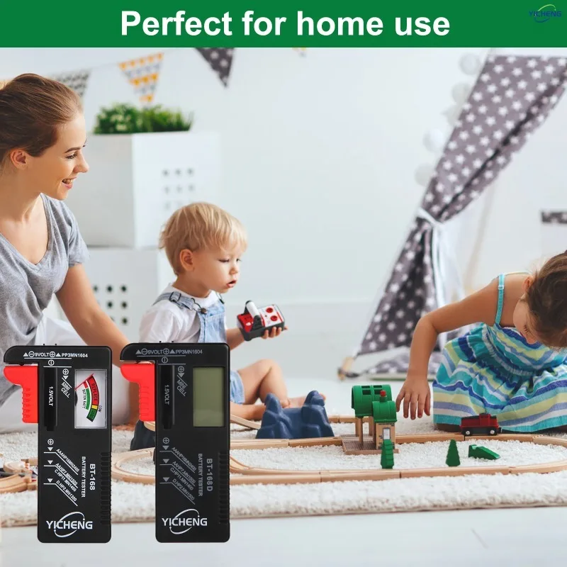 Battery Tester Button Battery Universal Battery Inspector BT-168D Digital BT-168 Pointer Convenient and Practical Life Tool