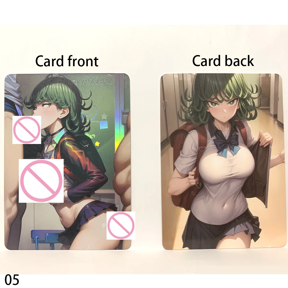 ONE PUNCH MAN Senritsu No Tatsumaki Sexy Nude Card Big Breasted Beauty  Anime Girl Collection Card Refractive Colorful Flash Gift - AliExpress