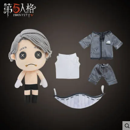 Game Identity V Survivor Cosplay Stuffed Dolls Mortician Plush Doll Change Suit Dress Up Clothes Decorative Pillow Cusions Toys 4