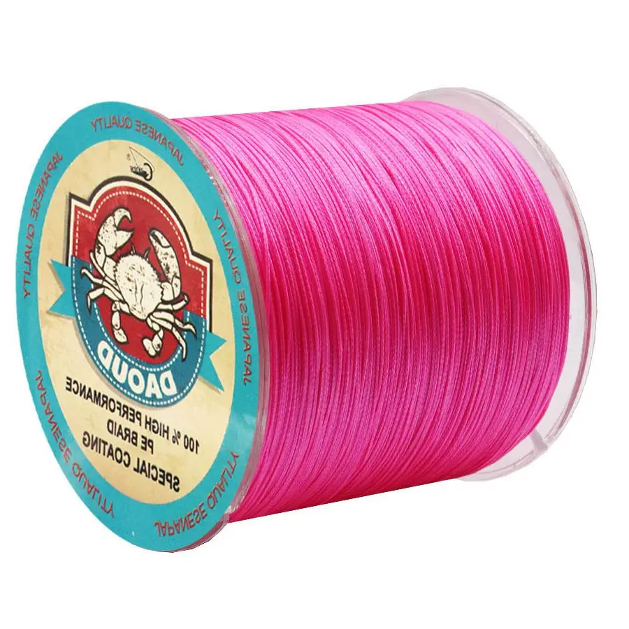 

Плетеная рыболовная леска DAOUD из 12 нитей, 500 м, Полиэтиленовая многонитевая рыболовная леска для соленой воды, 25-анг. Фунт.