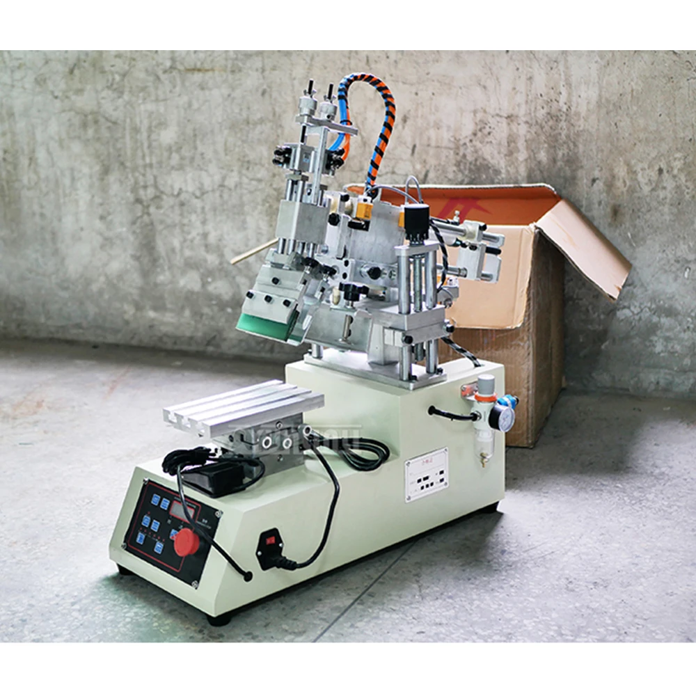 Small Inclined Arm Semi-Automatic Flat Screen Printing Machine Pneumatic Desktop Screen Printing Automatic Arm