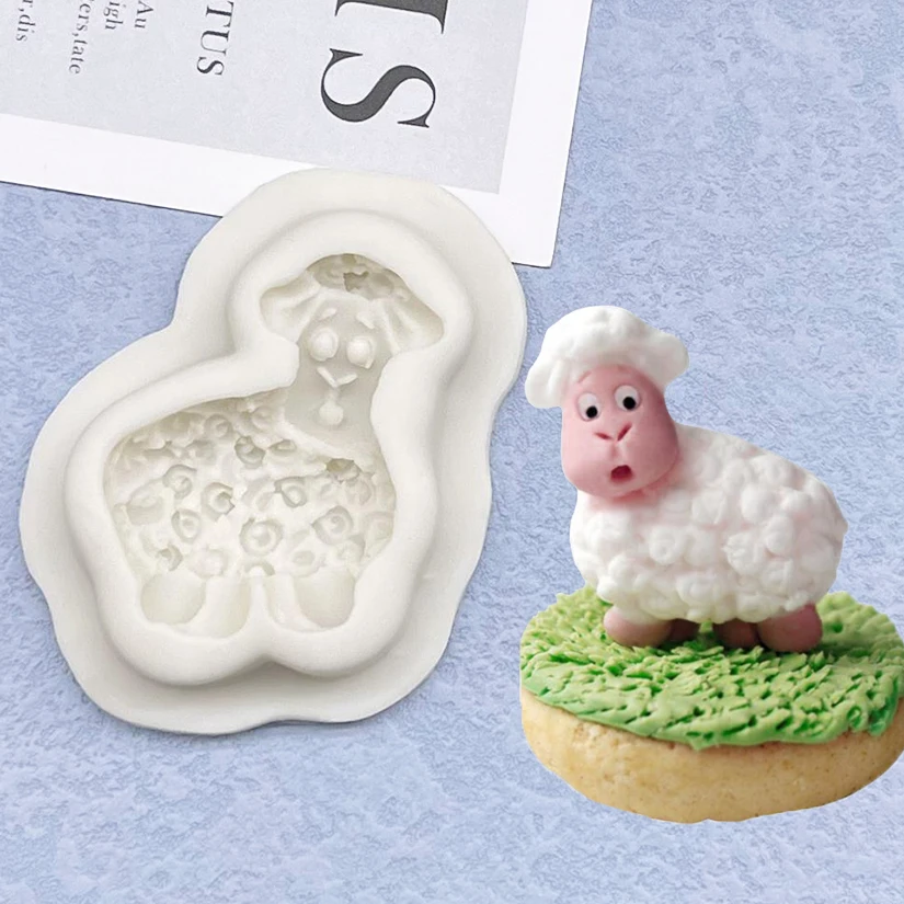 

Sheep Silicone Mold Sugarcraft Cupcake Baking Mold Fondant Cake Decorating Tools