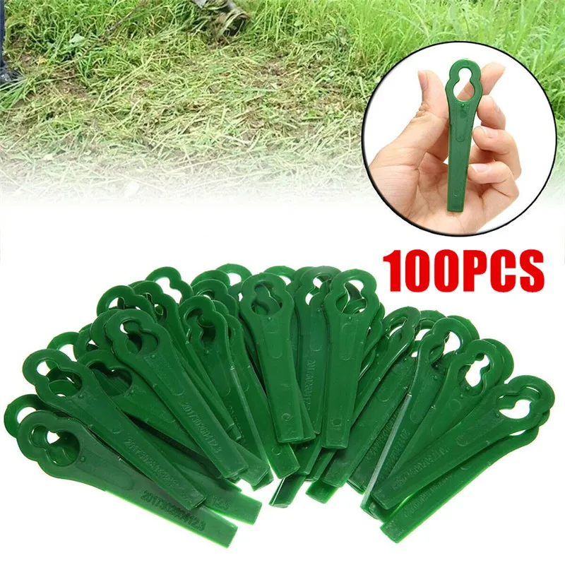 100PiecesReplacementTrimmerBladeEinhellPlasticBladeGardenLawn