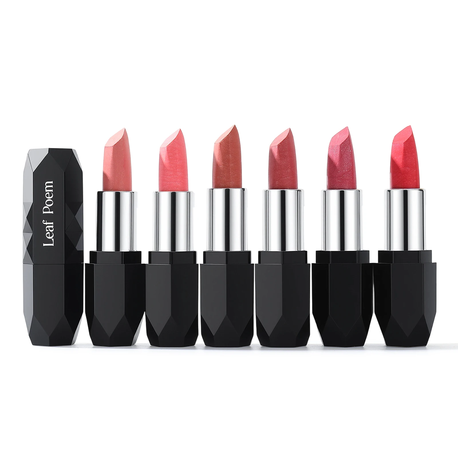 Pearlmuttischer Metallic Lippenstift Langanhaltend Wasserfest_voghion.com