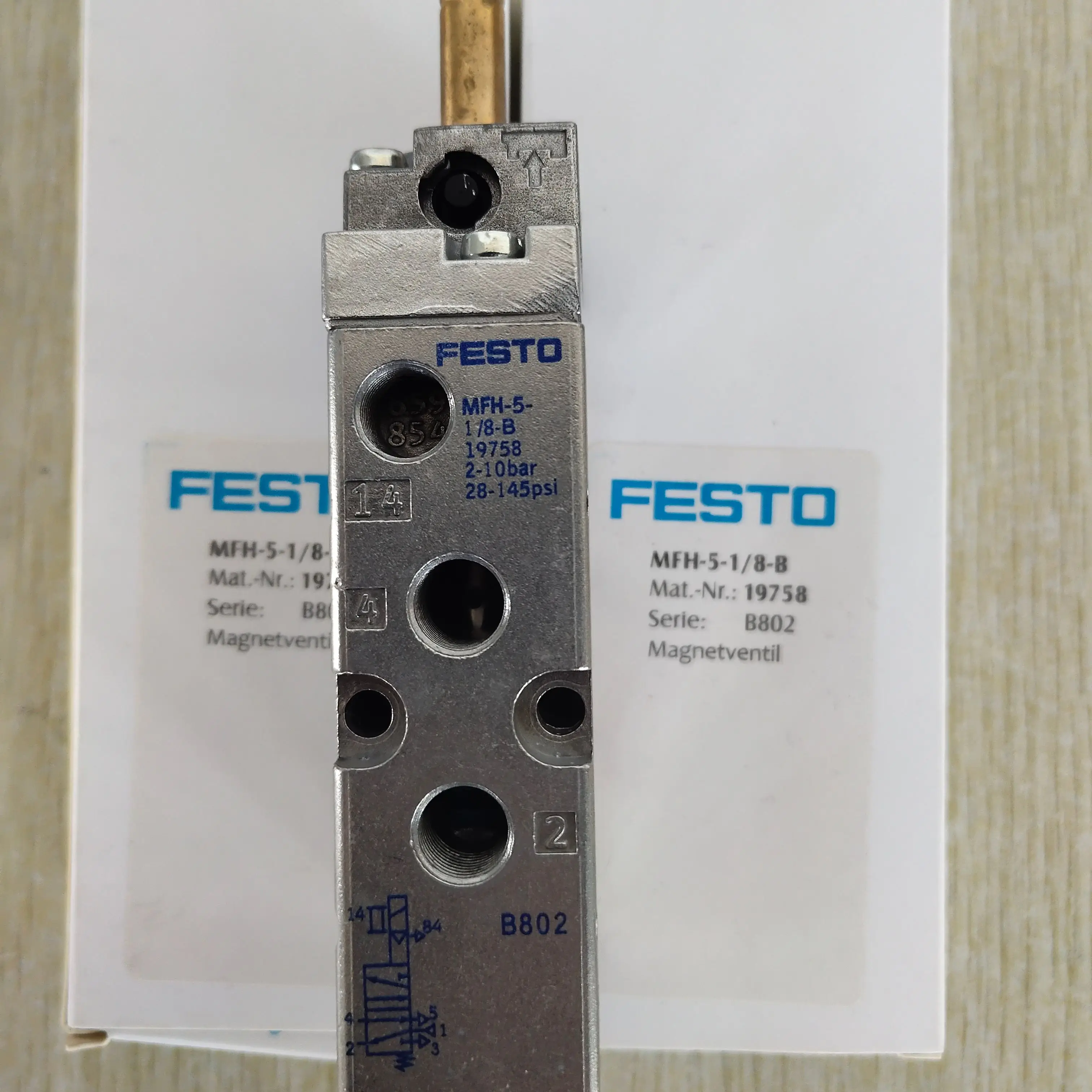 FESTO magnetventil solenoid valve MFH-5-1/8-B MFH-5-1/4-B 15901