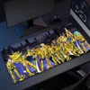 K-Knights Of The Anime Z-Zodiac Mousepad Computer Office Game Table Mats XXL Rubber Anti-slip Gaming Keyboard Long Desk Pads 3