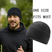 Winter Hat Polar fleece fabric Warmth Cap Hats Outdoor Running Ski Cycling Protection Tactical Windproof Hat 2