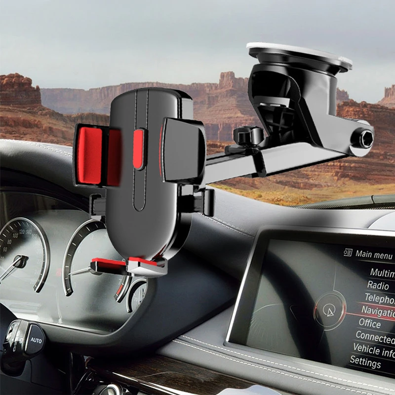 

Car Phone Holder For Dash Board Portable Car Mount Stand GPS Auto Clip Smartphone Bracket for iPhone Samsung Xiaomi
