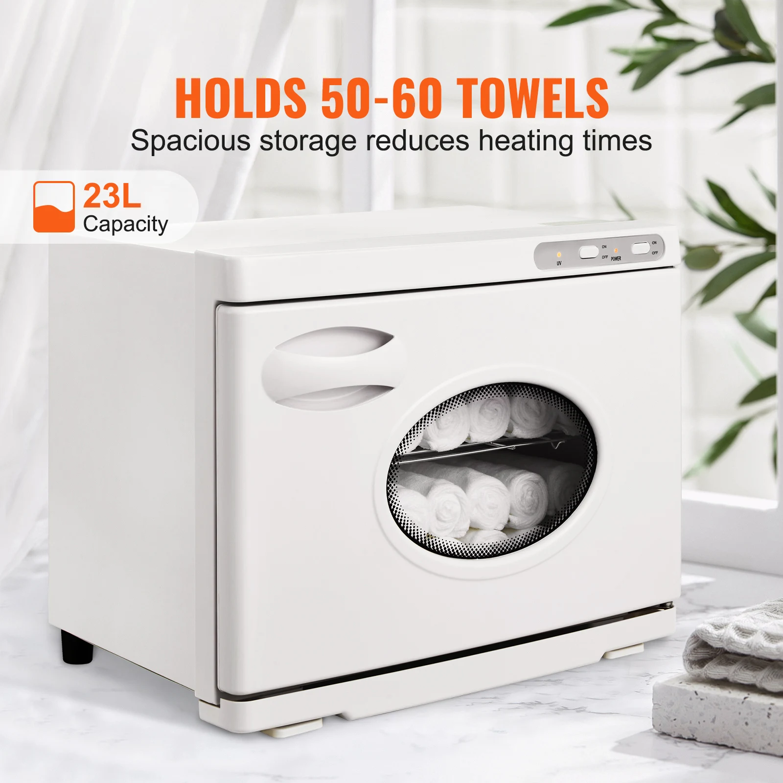 SucceBuy Hot Towel Warmer 8/23L Large Capacity with See Through Window 2-in-1 Quick All-round Heating for Facials SPA Massage Salon 2