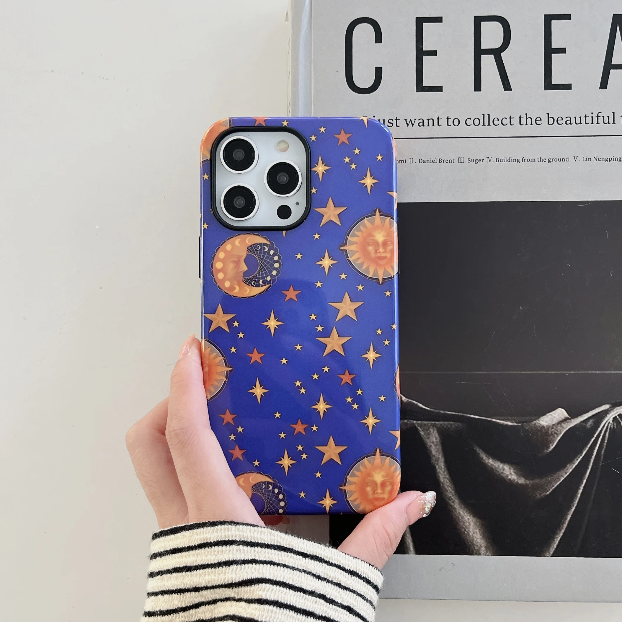 Retro Sun and Moon Inclusive Phone Case for iPhone