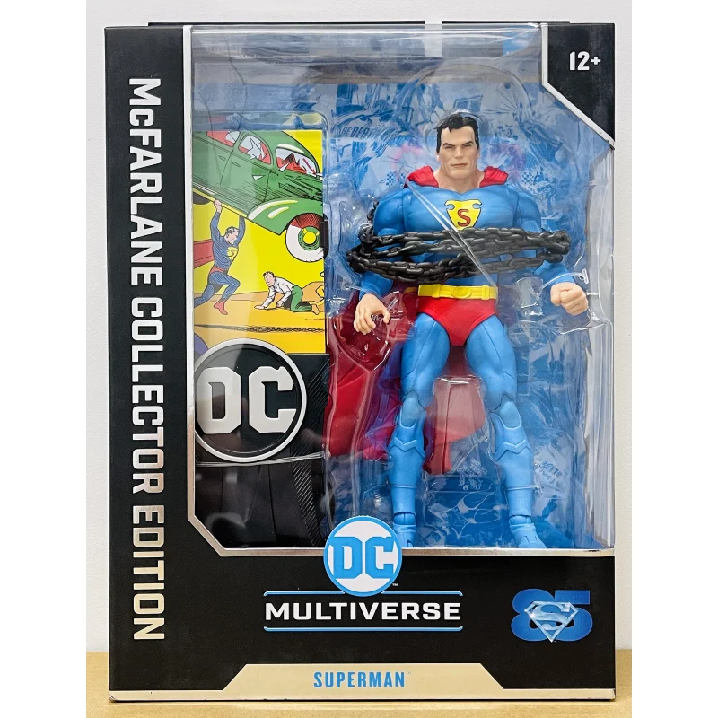 

Original Mcfarlane Toys Dc Multiverse Superman (action Comics #1) 7-inch Action Figure Model Collector Edition Birthday Gift