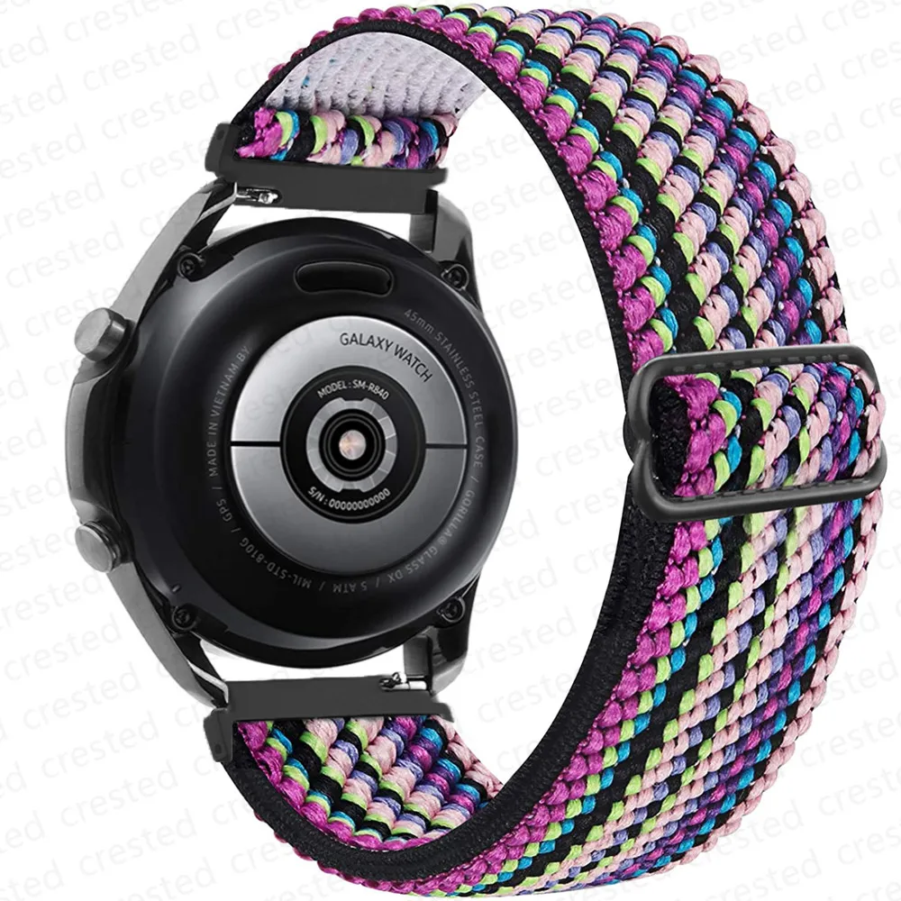 Elastic Nylon Loop Strap - 20mm/22mm Band