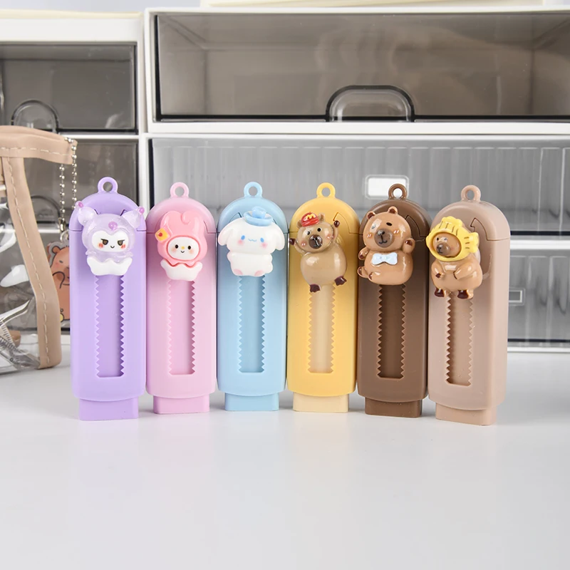 Aesthetic Pencil Eraser Office Kawaii Stationery supplies school items Gift for kids Funny Rubber Cute Capybara
