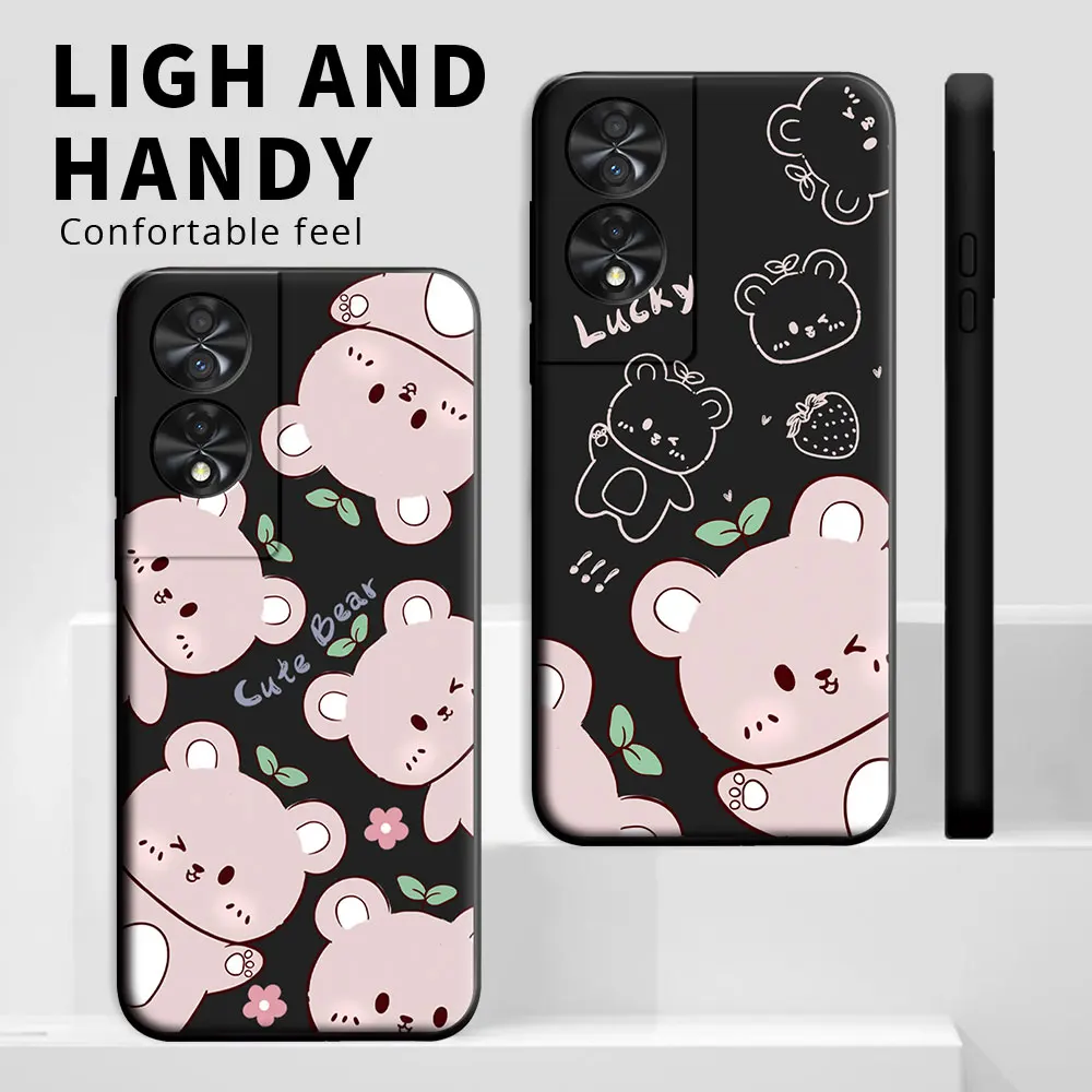 Shockproof Silicone Soft TPU Phone Case Compatible with TCL 50 Series - Fashion Back Cover