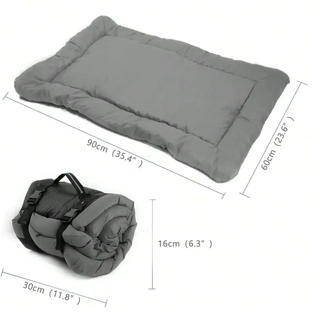 Roll-Up Travel Dog Mat 4