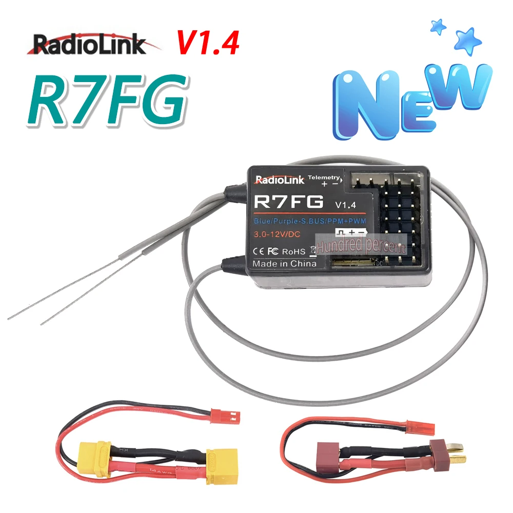 RadioLink R7FG 2,4 GHz 7CH Dual Antenne Empfänger Hohe Spannung