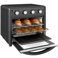 Homcom Four De Table Électrique Multifonction 30L 1600W 43X39X39Cm Noir 2