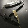 1Pcs Professional Barber Wooden Shaving Razors Manual Salon Haircut Removal Tools Men Beard Shaving Knife Holder Wholesale 5