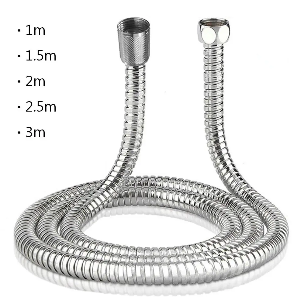 

1-3m Flexible Standard High Quality Bathroom Pipe Stainless Steel Shower Head Tube Plumbing Hose