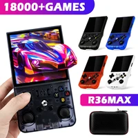 64G 128G R36MAX 4-дюймовый IPS HD-экран Портативные игровые плееры Консоль с открытым исходным кодом R36 MAX Ретро Карманный видеоплеер До 20000+ игр — изображение 2