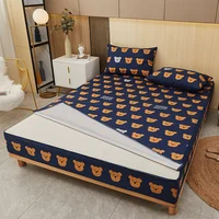 Waterproof Mattress Cover with Zipper Six-Sided Bed Bug Proof Mattress Encasement Customized Size Fitted Sheet Cute Bed Cover 3