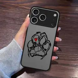 Puppy Paw Prints Phone Case - Decorative Back Cover - iPhone 12 Mini (Mix02)