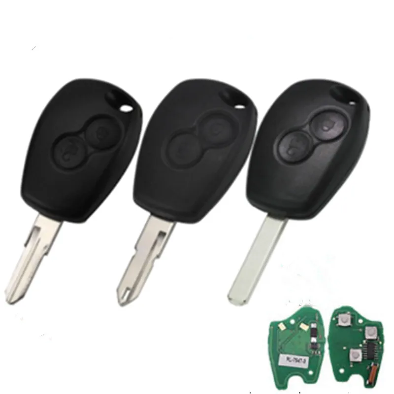 

2 Buttons Remote Car Key 433MHz PCF7947 PCF7946 Chip For Renault Duster Modus Clio 3 Twingo DACIA Logan Sandero Kangoo