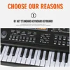 61 Keys Electronic Keyboard Piano Digital Music Key Board Kid Multifunctional with Microphone Musical Enlightenment Xmas Gifts 5