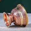 7pcs Ancient Red Copper Tantric Bowl Engraving Goblet Tibetan Bowl 8.8cm Holy Water Cup Buddhist Home's Gift Desktop Decorative 3