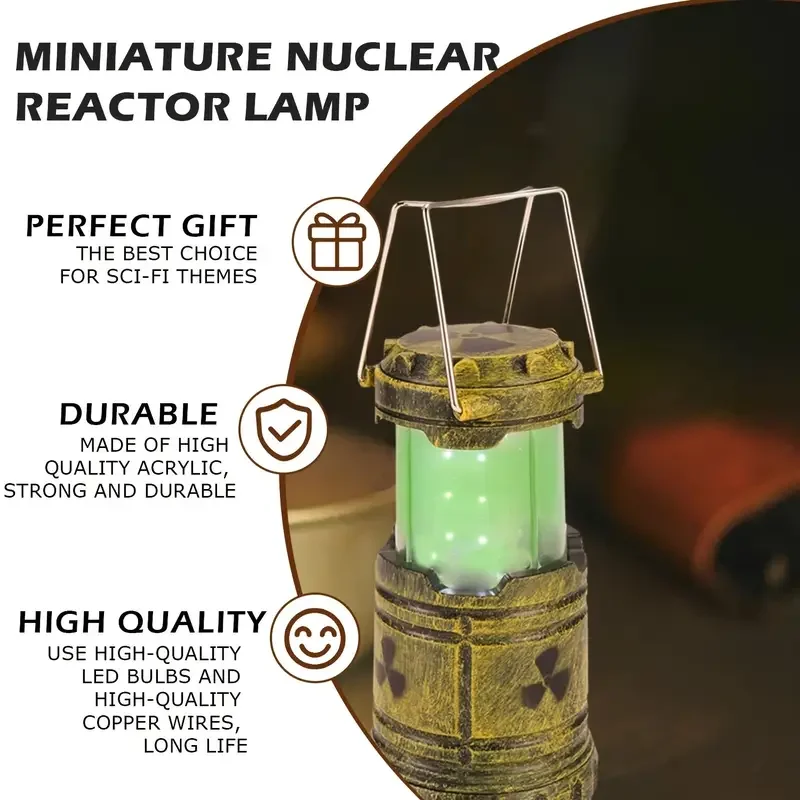 Neuheit Kernreaktion Laterne Mini Handheld Camping Licht Doomsday Illuminator Halloween Party Geschenke Home Dekoration – Detail 9