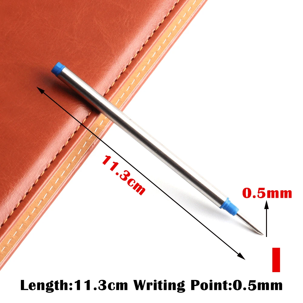 Sieben Typ Stiftmine für Kugelschreiber, Nachfülltinte, Büro, Schule, Schreibwaren, Geschenke, Stift. Wählen Sie blau-schwarze Schreibspitze 0,7 – Detail 9