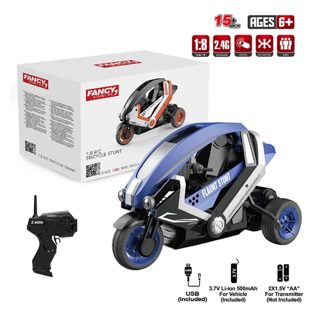 1:8 2.4G Large RC Car Remote Control Stunt Motorcycles Children's Electric Racing Motorbike with Cool Light Toys for Boys Gifts 6