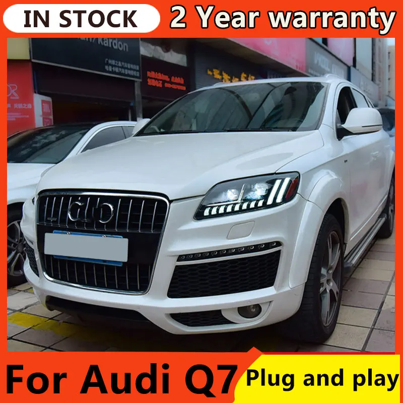 

Car Accessories for Audi Q7 Headlight 2006-2015 Q7 Head Light Front Light Dynamic Turn Signal LED Low And High Beam Lens