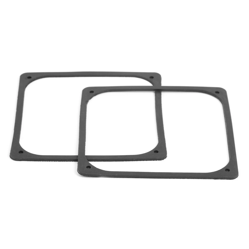 PC 케이스 팬용 충격 흡수 방진 실리콘 가스켓 2개 120x120mm