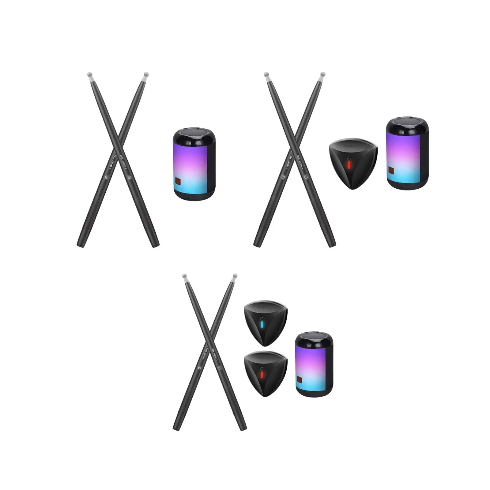 

Electronic Air Drum Set Quiet Lightweight for Children Birthday Gifts Studio