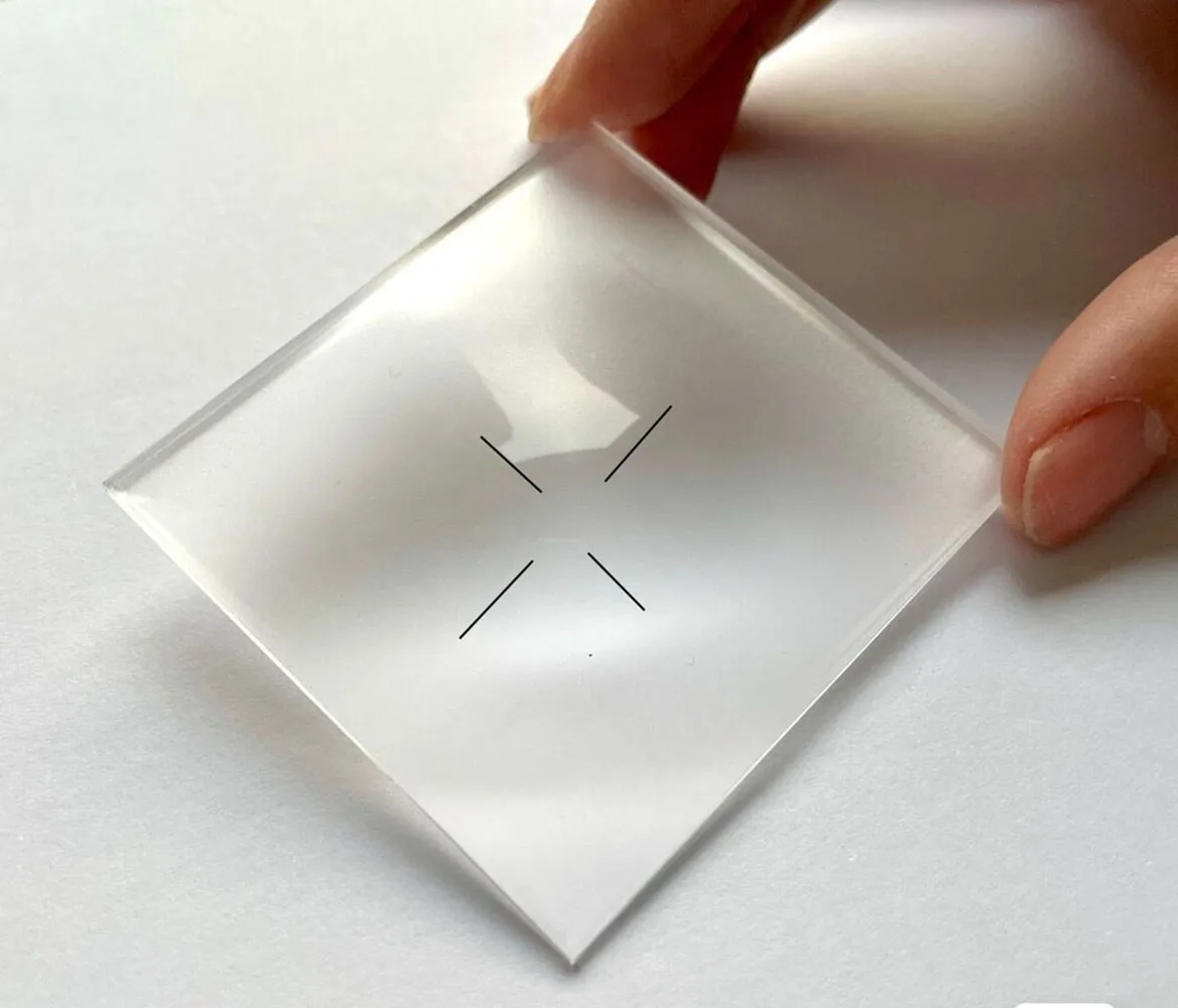 Schermo Di Messa A Fuoco Ultra Luminoso Proscope F/ Rolleiflex 2.8F 3.5F 3.5 E2 Rolleiord Vb Crosshair