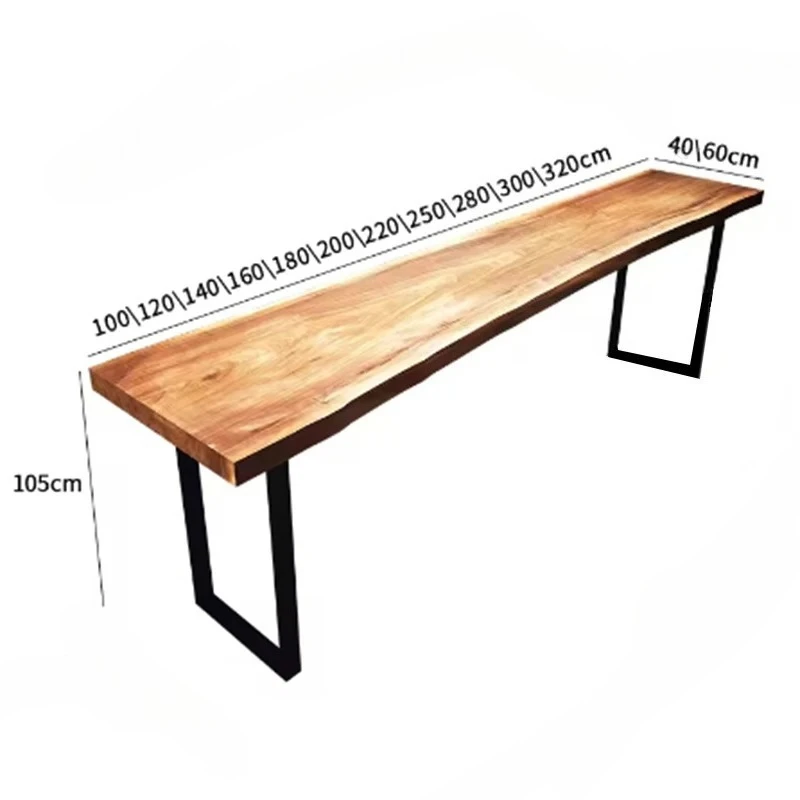 Nordic Originality Bar Table Solid Wood Designers Balcony Wall Advanced Bar Table Saloon Coffee Tavern Furniture Mesa Alta image 28