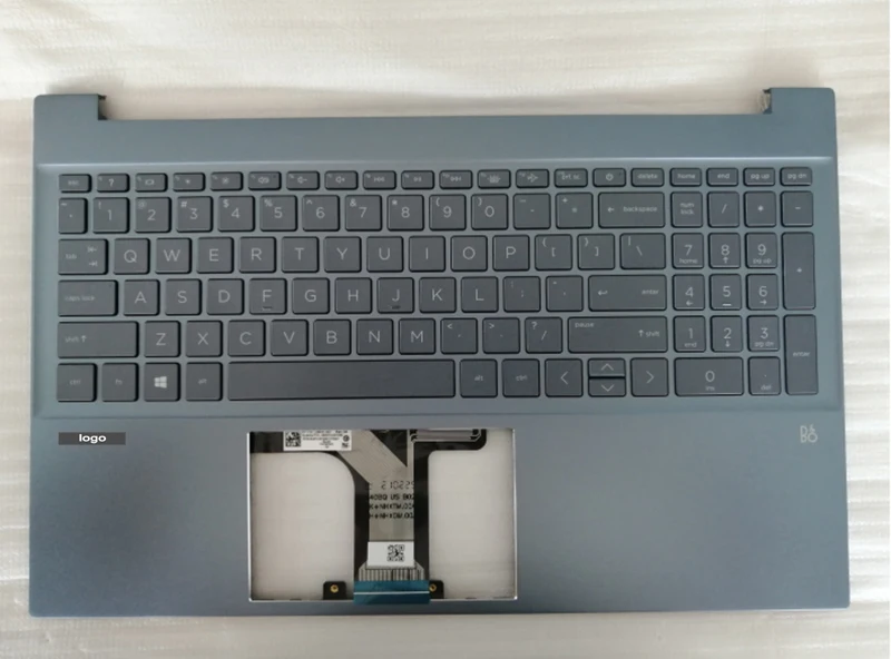 Blue Screen back case bezel for HP 15-EG 15-EH TPN-Q245 Q246 Upper lower cover palm rest bottom shell top frame hinge keyboard