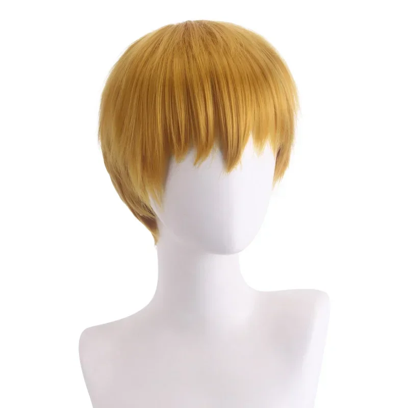 Parrucca sintetica corta e resistente al calore per cosplay, Anime Mob Psycho 100 Arataka Reigen, parrucche per giochi di ruolo - immagine 3