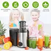 Juice Extractor 400W Ultra Centrifugal  Feed Fruit & Vegetable Juicer Dual Speed Control 304 Stainless Steel Filter Blade 1600ml 4