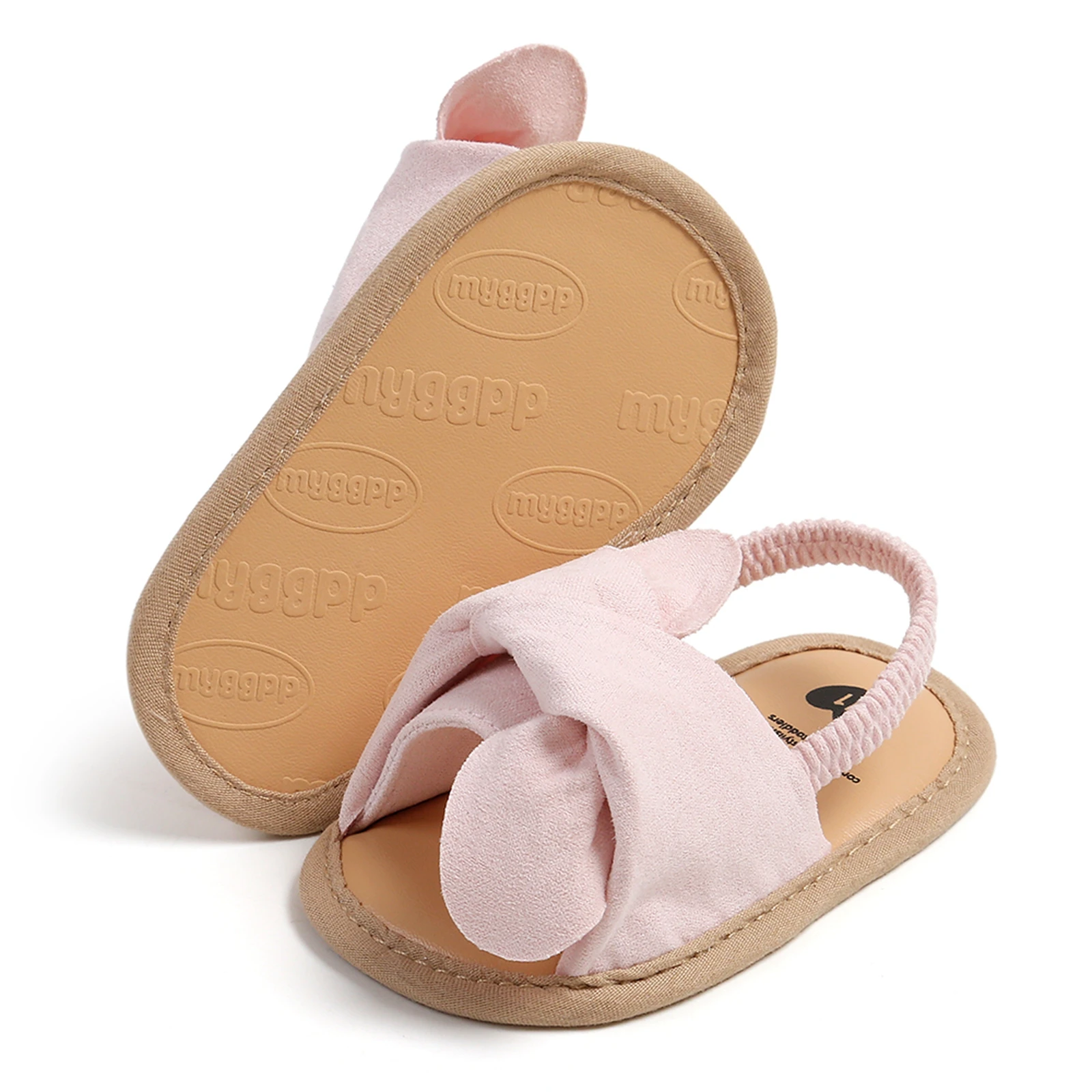 Cute Bowknot Infant Baby Girls Sandals Princess Anti-Slip Soft Sole Shoes Kid Children Beach Slipper Toddler First Walkers Shoes