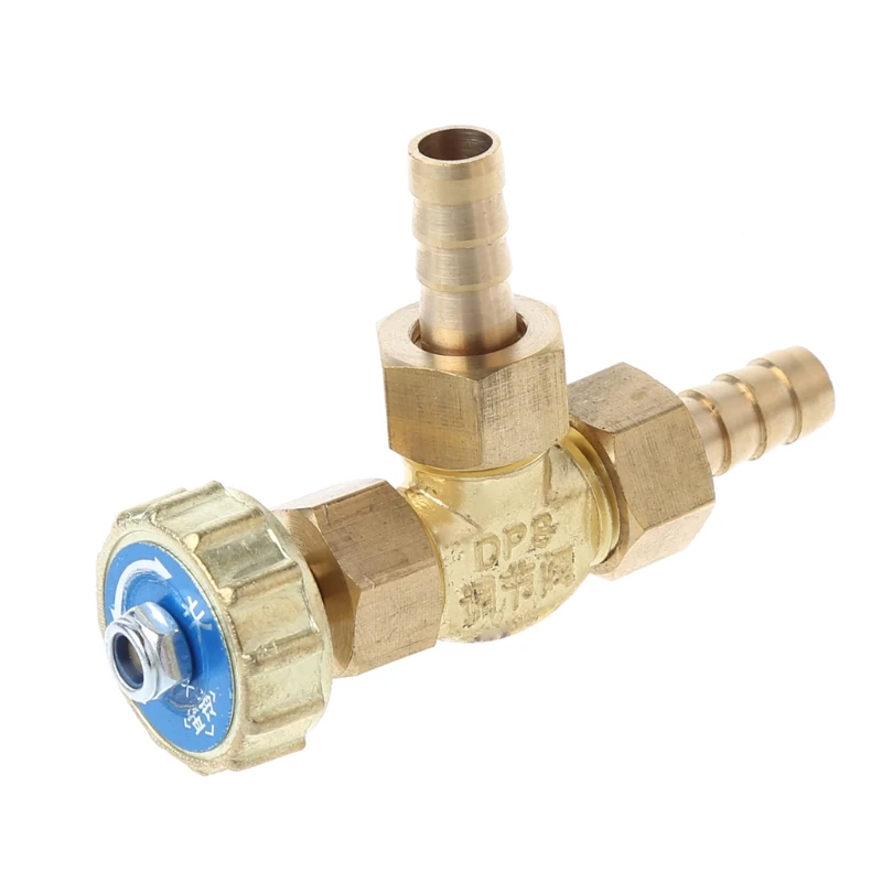 

Elbow Brass Needle for Valve 8mm Propane Gas Adjuster Barbed Spigots 1