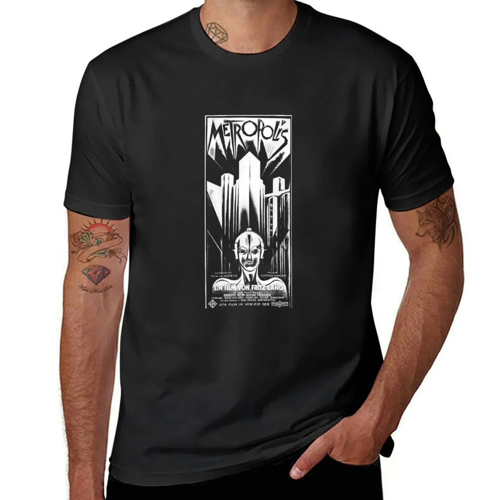 

Metropolis T-Shirt cute clothes Short sleeve tee customs shirts graphic tees t shirts for men cotton