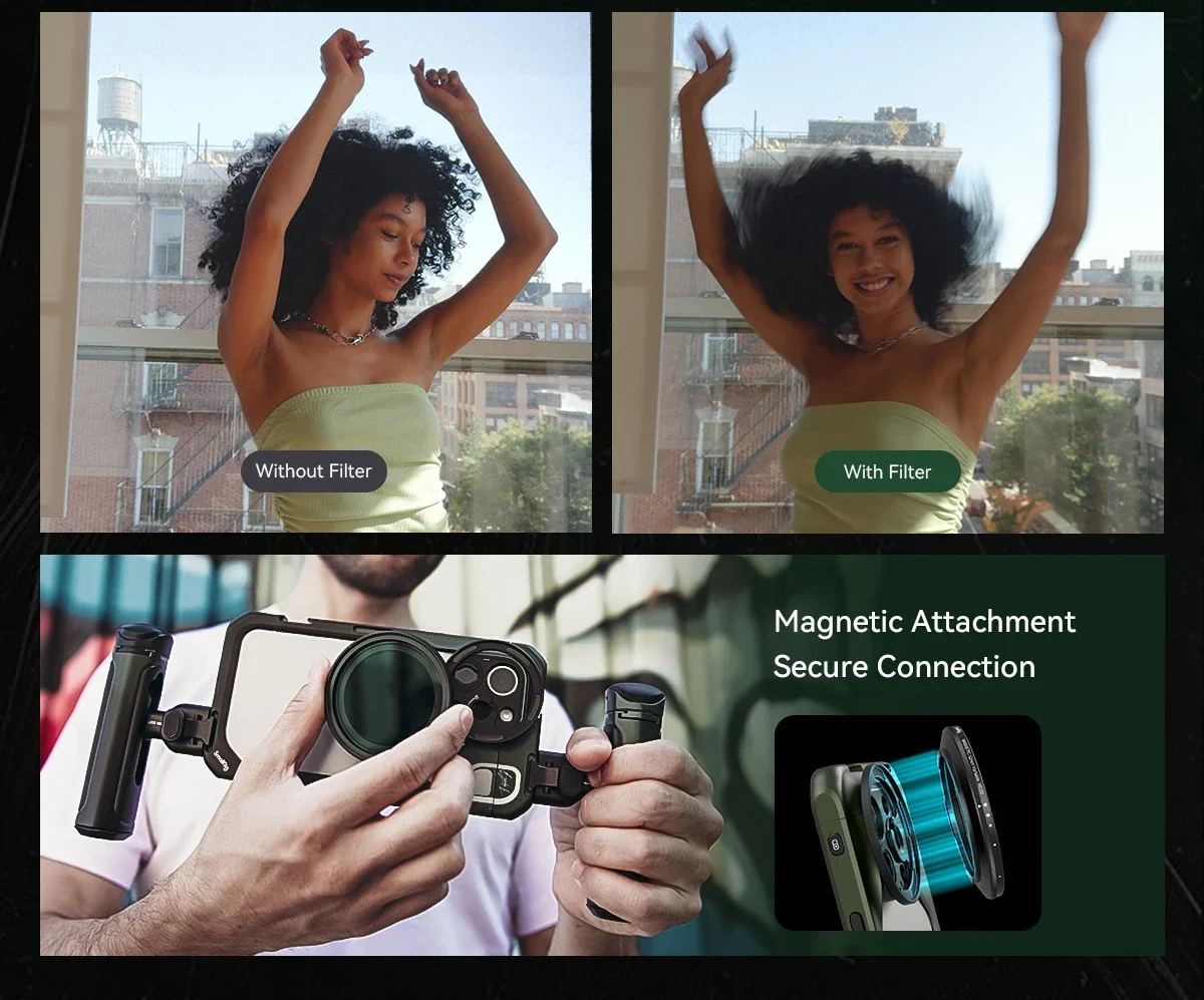 SmallRig x Brandon Li Mobile Video Kit for iPhone 15 Pro Max with Wireless Quick