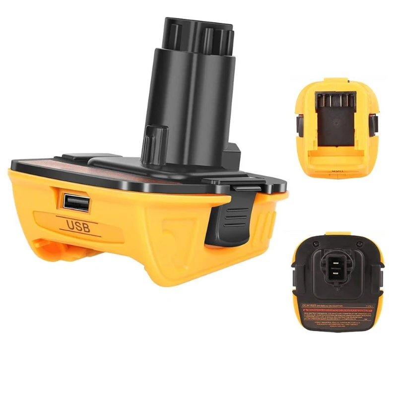 

Преобразователь адаптера для аккумулятора DCA1820 для Dewalt 18 в 20 в, преобразователь литиевой батареи в для никель-кадмиевых никель-металлогидридных аккумуляторов 18 в, электроинструментов