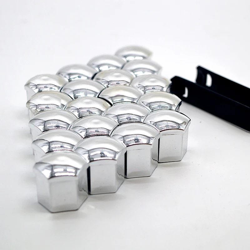 Car Wheel Nut Caps Set - 20Pcs Protective Anti-Rust Hub Covers for Stylish Exterior Decoration