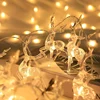 USB Christmas Reindeer String Lights LED Garland Fairy Lights for Christmas Tree Wedding Curtain Garland Garden Party Room Decor 2