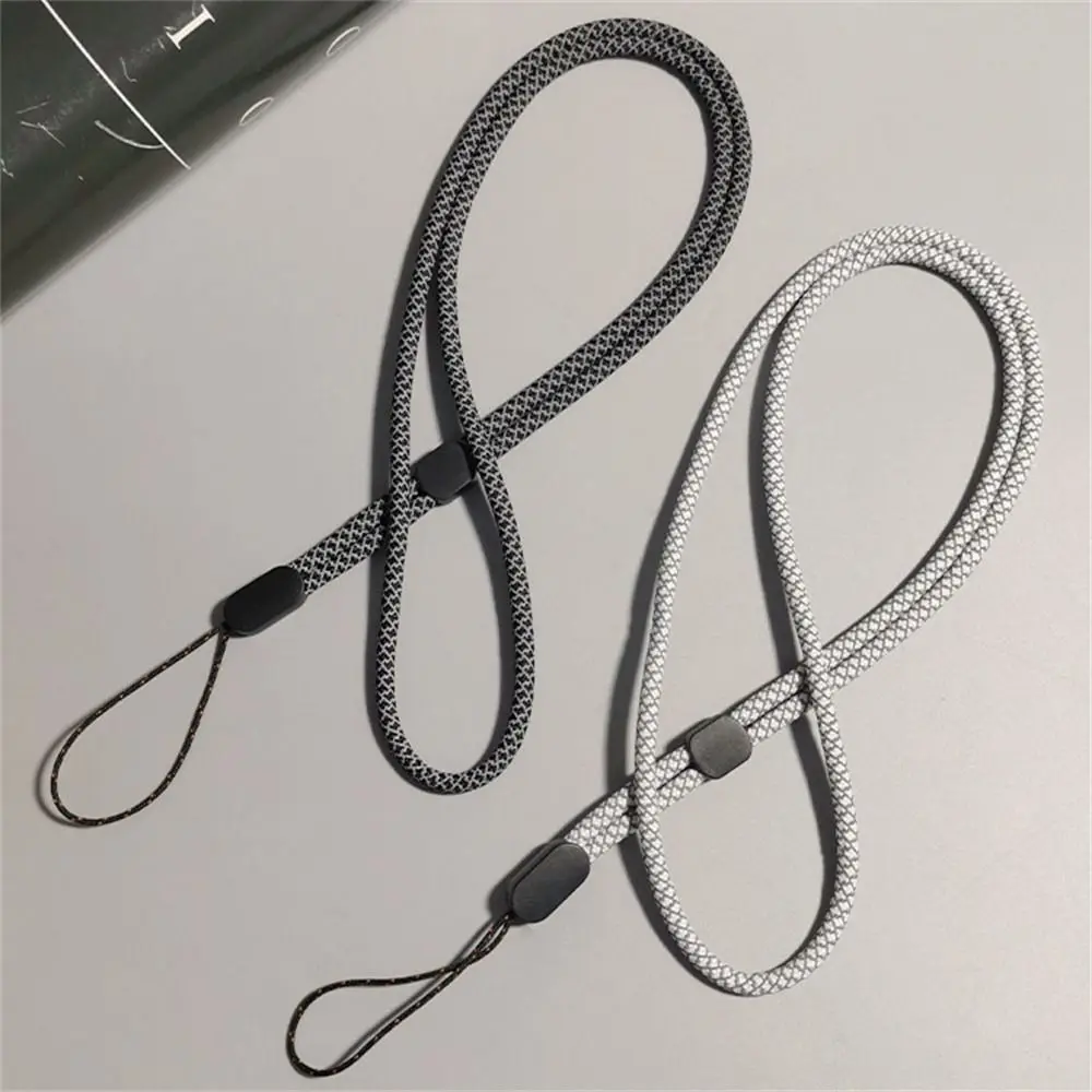 Adjustable Nylon Cell Phone Lanyard with Key Strap