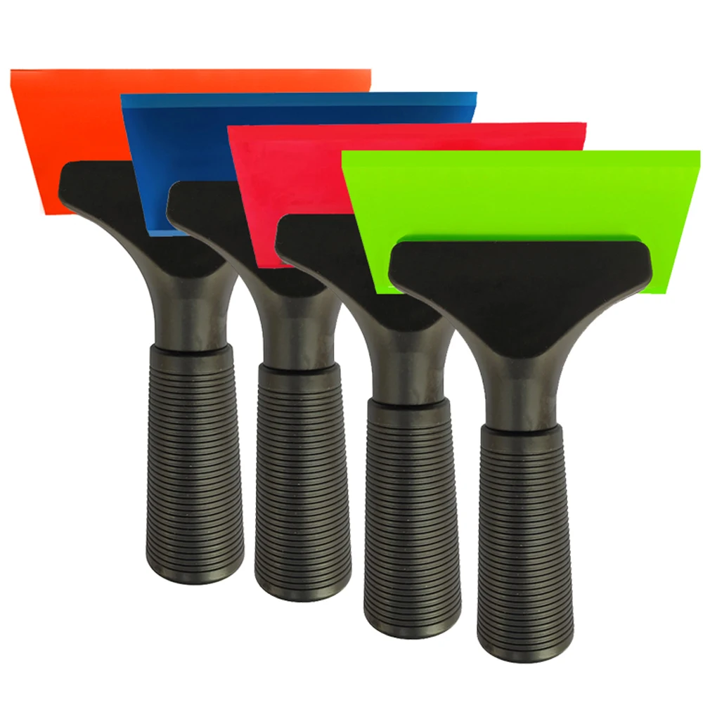 Auto Magic Handle Car Ice Scraper Snow Shovel Window Kitchen Bathroom Water Wiper Cleaning Tool Vinyl Wrap Tint Squeegee