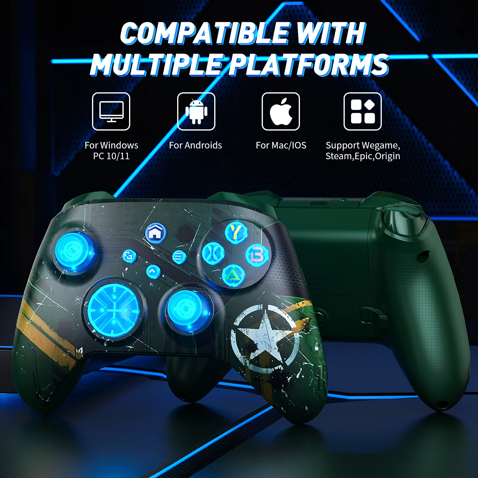  īŰ ũ  е, Xbox One/Series S/X  Ʈѷ, IOS/ȵ̵ ÷ ̽ƽ, LED  ܼ